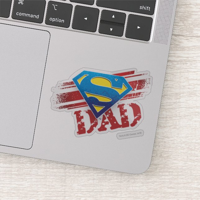 Sticker Super Papa Stripes (Détail)