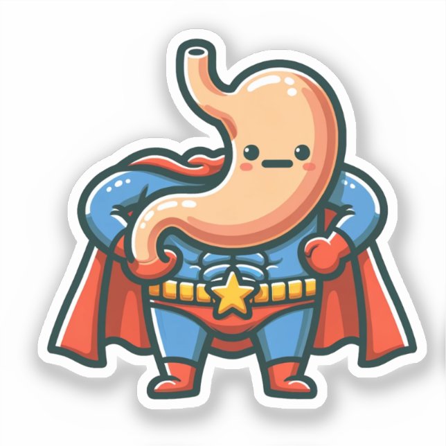 Sticker Super Stomach (Recto)