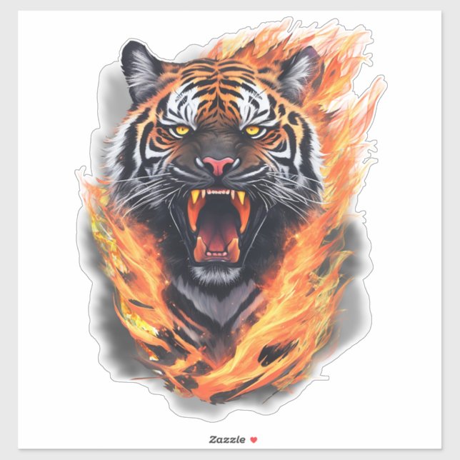 Sticker Super Tigre (Feuille)
