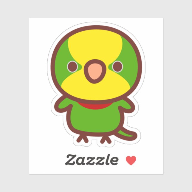 Sticker Superb parrot (Feuille)