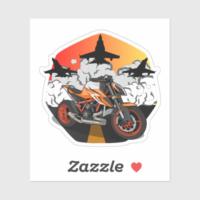 Sticker SuperDuke on the airbase (Feuille)