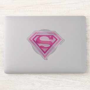 Sticker Supergirl Pink Logo