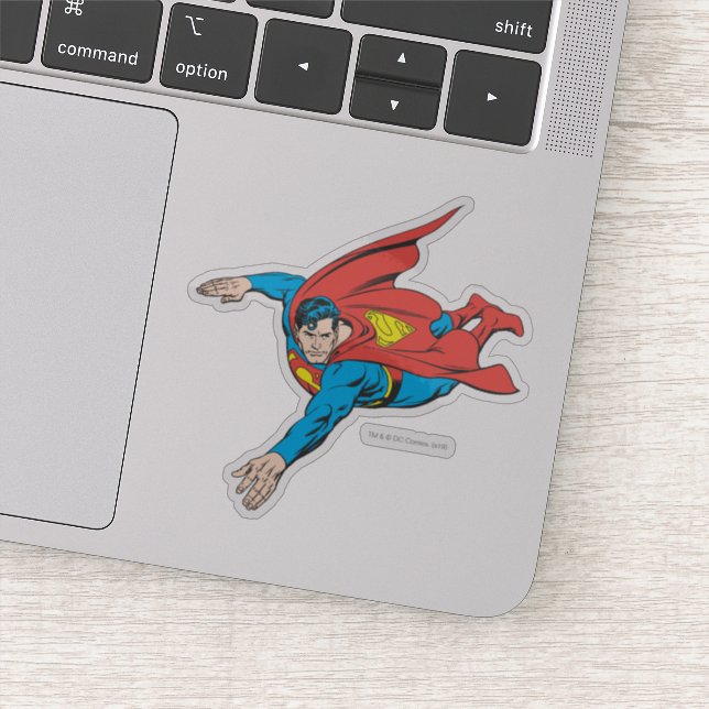 Sticker Superman Dives Left (Détail)