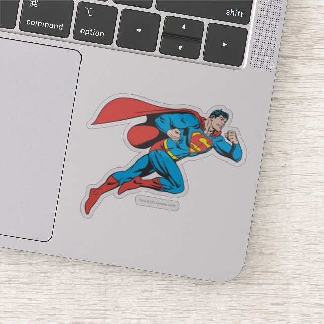 Sticker Superman saute à droite (Détail)