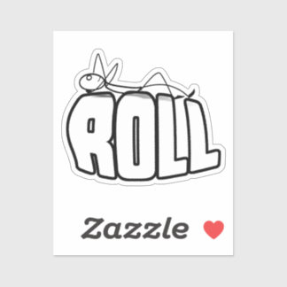 Sticker Sur un rouleau