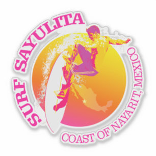 Sticker Surf Sayulita