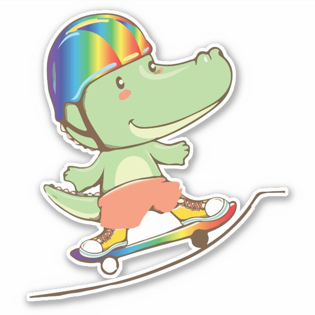 Sticker Surfer de métro (Devant)