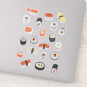 Sticker Sushi japonais amusant