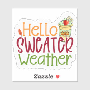 Sticker Sweat Sips météo