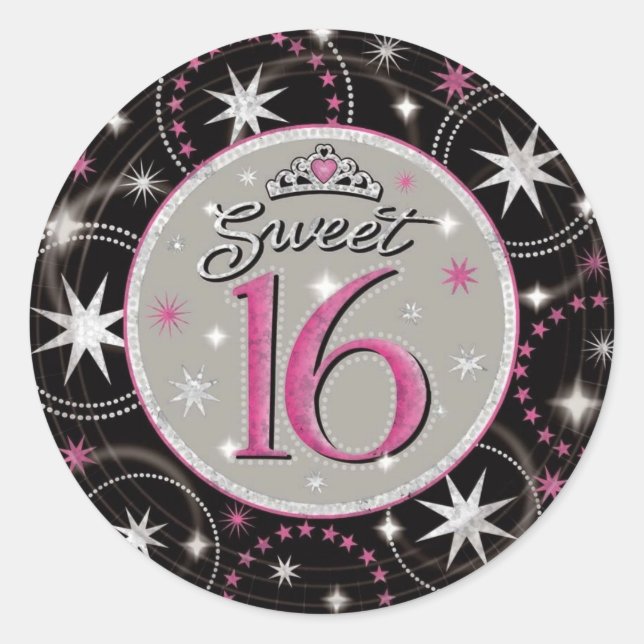 Sticker Sweet 16 (Devant)
