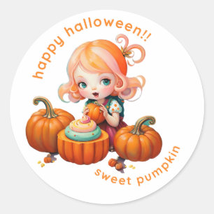 Sticker sweet pumpkin