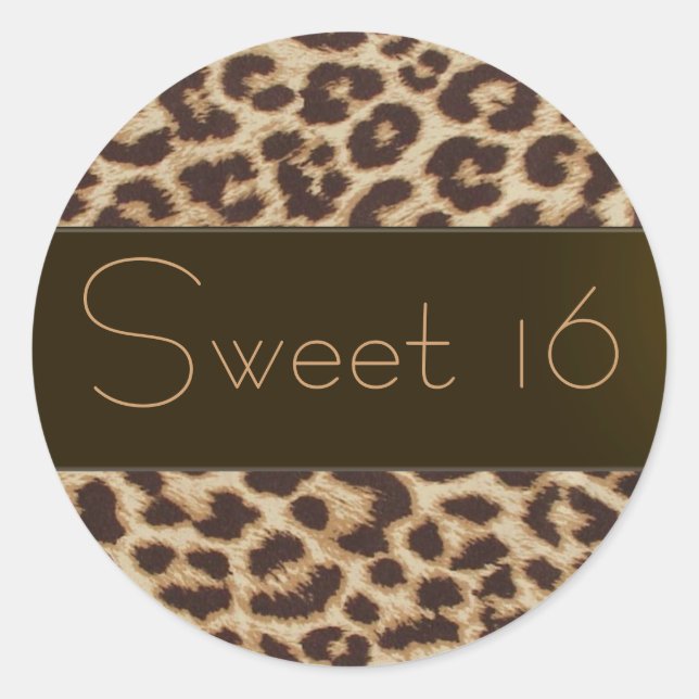 Sticker "Sweet sixteen" (Devant)