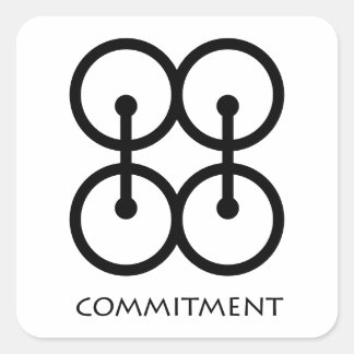 Sticker Symbole Adinkra Engagement (Me Ware Wo)