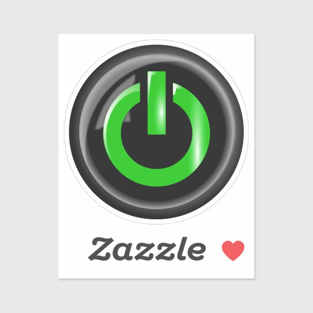 Sticker Symbole d'alimentation (Feuille)