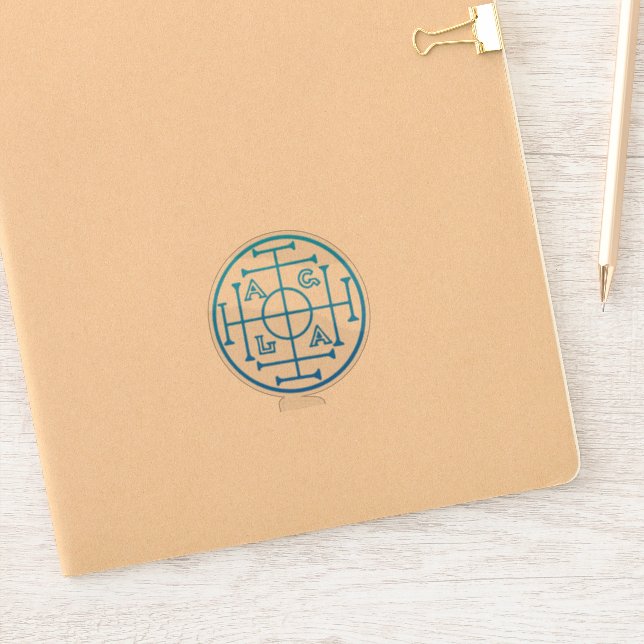 Sticker Symbole de bonne chance, symbole antique païen, bo (Carnet)
