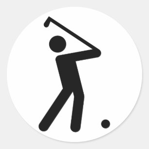 Sticker Symbole de Golf
