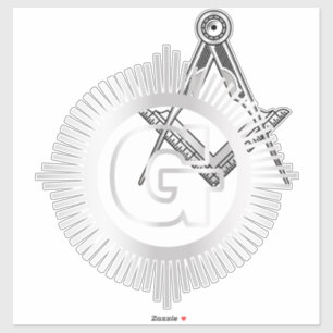 Sticker symbole de la franc-maçonnerie