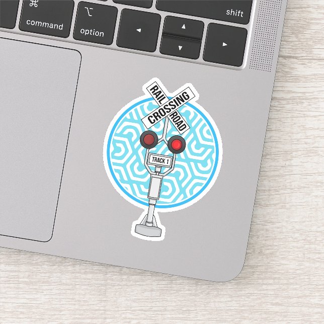 STICKER SYMBOLE DE TRAIN TRAVERSANT MAIN (Détail)