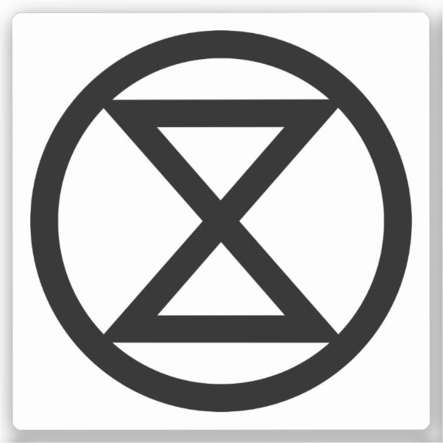 Sticker Symbole d'extinction (Recto)