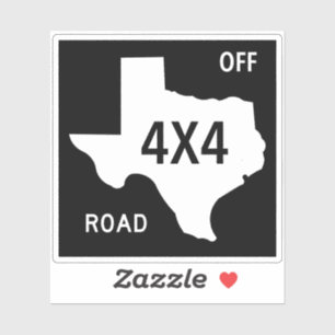 Sticker Symbole du camion Texas Off Road