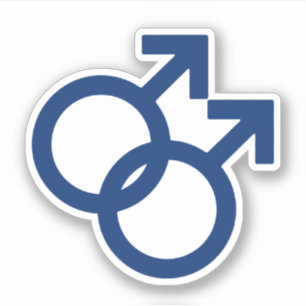 Sticker SYMBOLE HOMME Gay MLM
