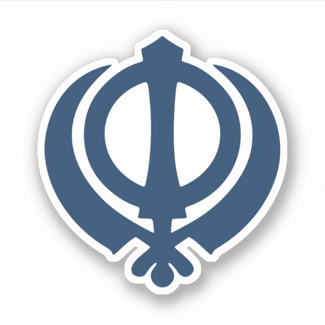 Sticker Symbole Khanda (Sikh) (Devant)