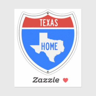 Sticker SYMBOLE ROUTIÈRE DU Texas