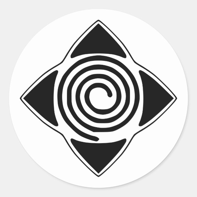 Sticker Symbole Spiral du logo de l'hypnose partou (Devant)