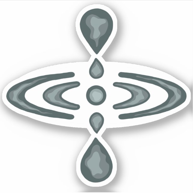 Sticker Symbole super de la pleine conscience (Devant)