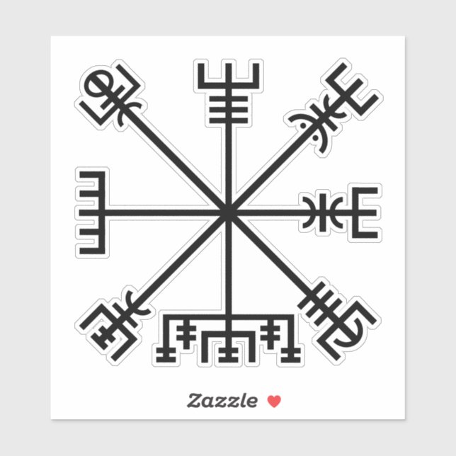 STICKER SYMBOLE VIKING DE VÉVISE (Feuille)