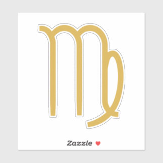 Sticker Symbole Virgo Zodiac