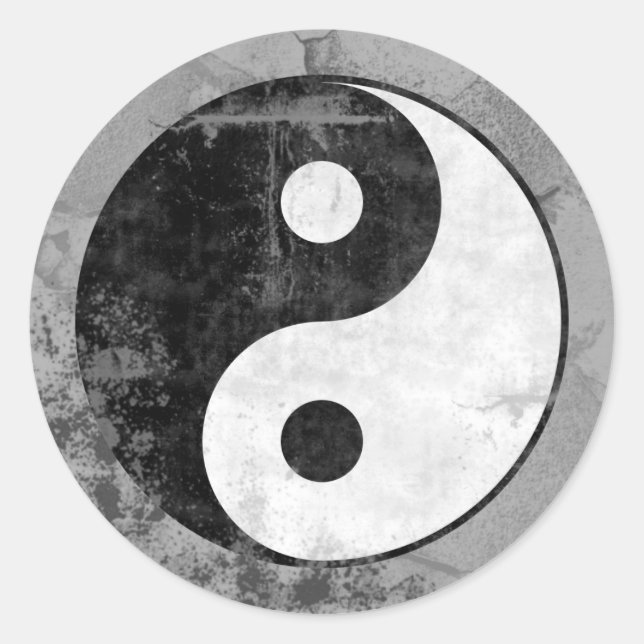 Sticker SYMBOLE YIN Yang DANSÉ (Devant)