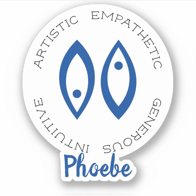 Sticker Symbole zodiaque (Devant)