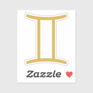 Sticker SYMBOLE Zodiaque Gemini