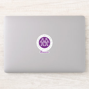 Sticker Symboles Gemini Zodiac Star Violet