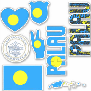 Sticker Symboles nationaux Extraordinaires des Palaos