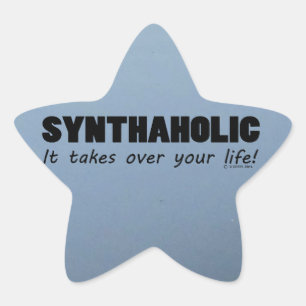 Sticker Synthaholic Life Star