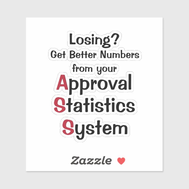 Sticker Système statistique d'approbation (Feuille)