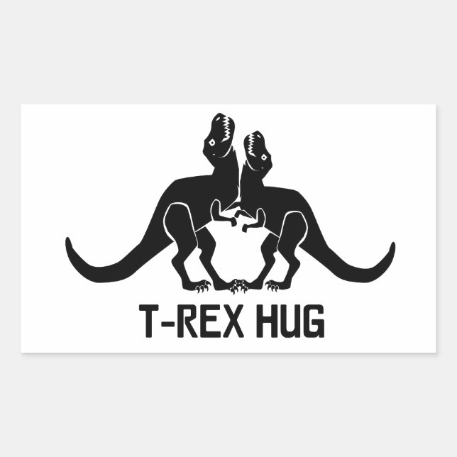 Sticker T-Rex Hug (Devant)
