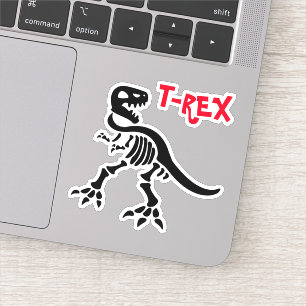 Sticker T-REX Squelette