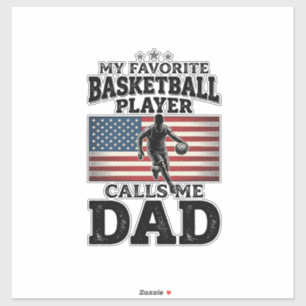 Sticker T-Shirt à gravure vintage patriotique pour papa de