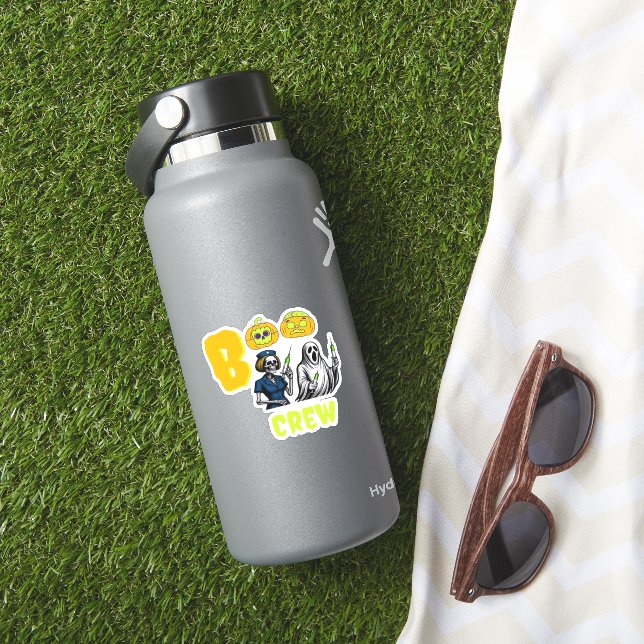 Sticker T-shirt classique Boo Crew (HydroFlask Insitu)