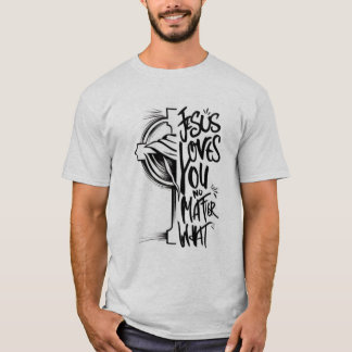 "Sticker T-shirt de Jésus inspiré par la foi -