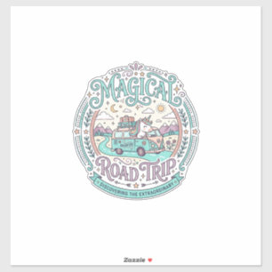 Sticker T-Shirt Graphique Original Road Trip Magique Licor
