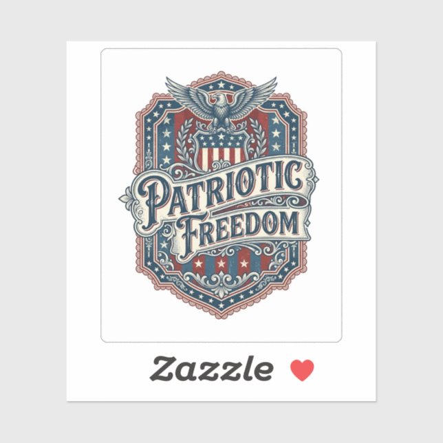 Sticker T-shirt graphique vectoriel gospel country patriot (Feuille)