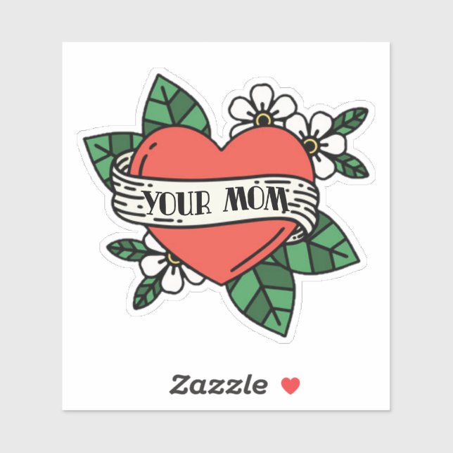 Sticker Ta mère (Feuille)