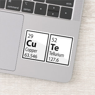 Sticker table périodique CUTE