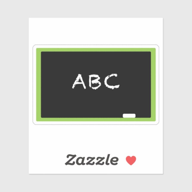 Sticker Tableau de bord ABC (Feuille)