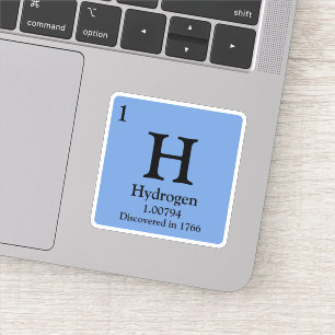 Sticker Tableau périodique de l'hydrogène
