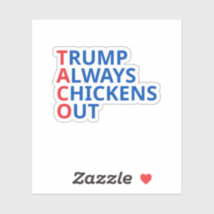 Sticker Taco trump